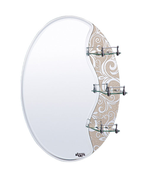 อลูมิเนียมอัลลอยด์, กระจกพ่นทราย, 4MM, 5MM, Hot Sale Modern Style Bathroom Luxury Shower Room Simple Mirror Traditional Mirror With Shelf JH-2015-30