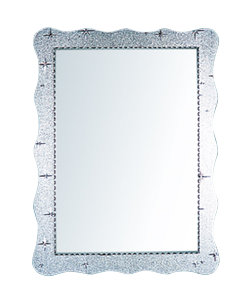 4MM, 5MM,Hot Sale สไตล์โมเดิร์น ราคาดี สี่เหลี่ยมผืนผ้า ทรงกลม วงรี Simple Mirror Traditional Mirror JH-CD005, embossed mirror