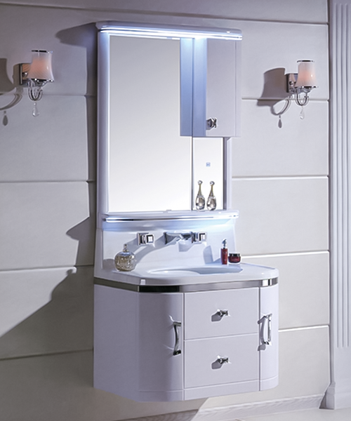 ติดตั้งง่าย งดงาม ขายดี Hot Modern Style Bathroom Luxury Shower Room Cabinet With Mirror Cabinet JH-P01552